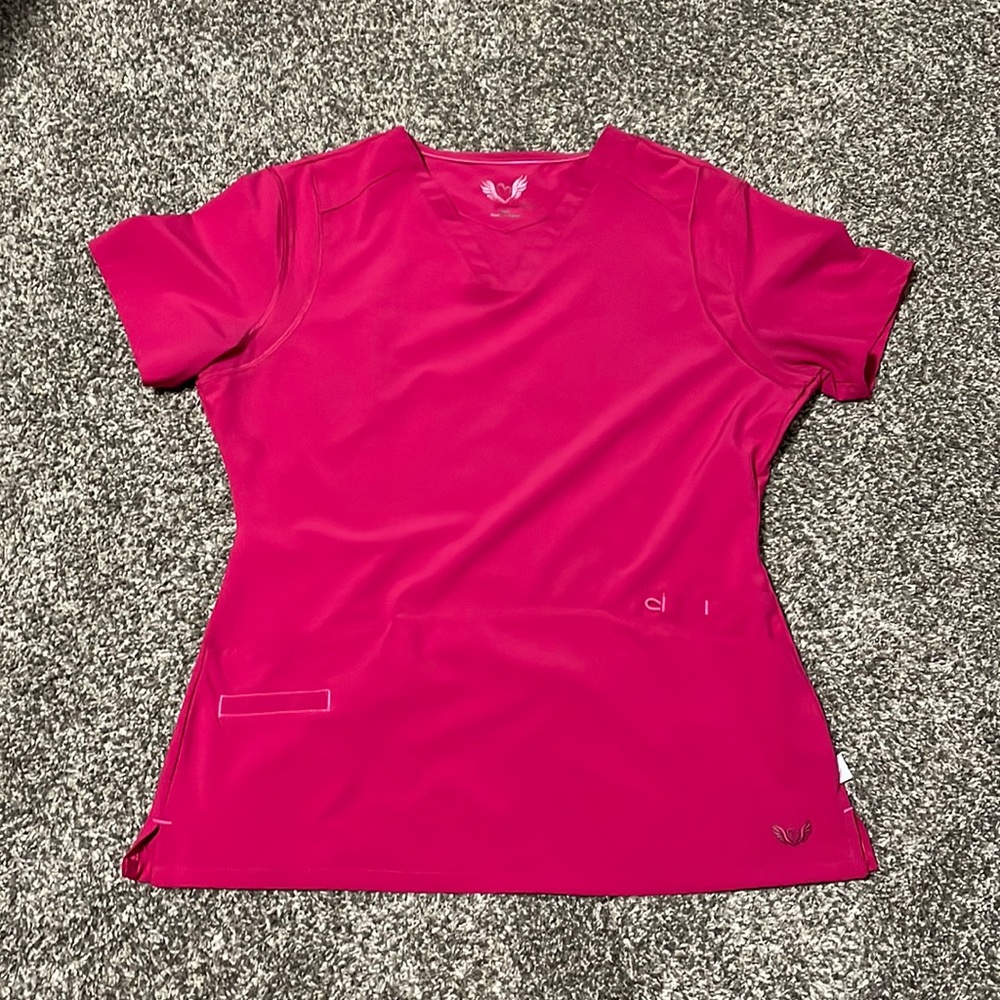 Smitten Pink scrub top!